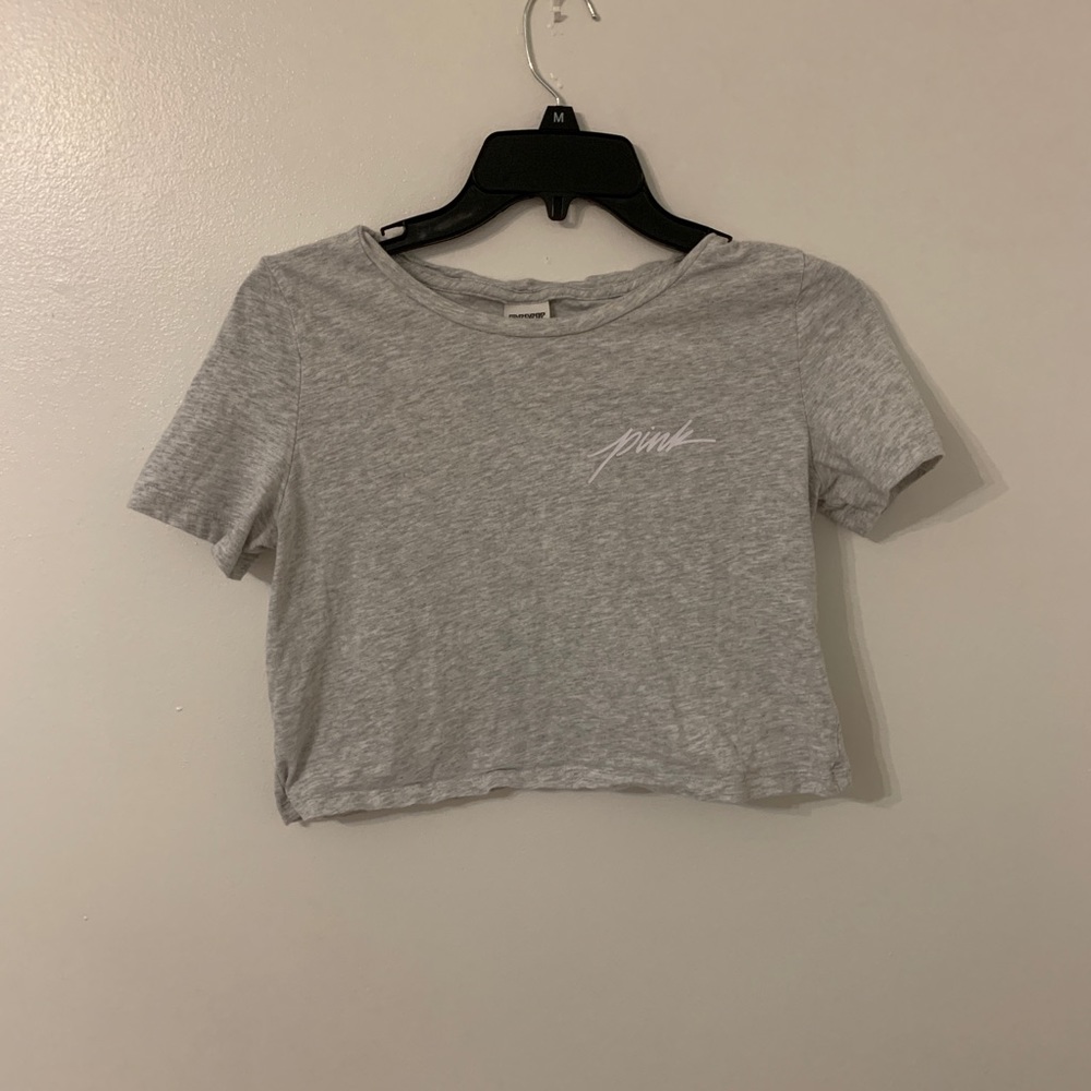 Cropped Gray tee